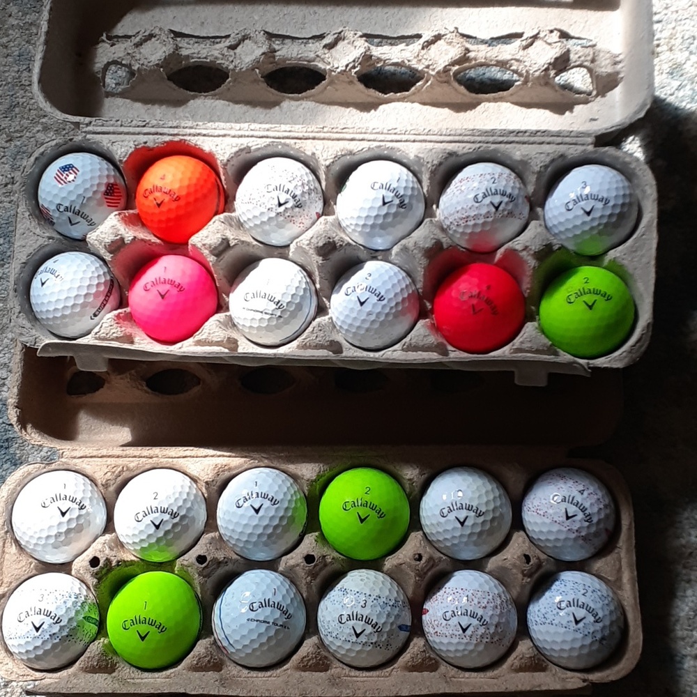 2 Dozen Callaway Golf Balls Super Soft And Better